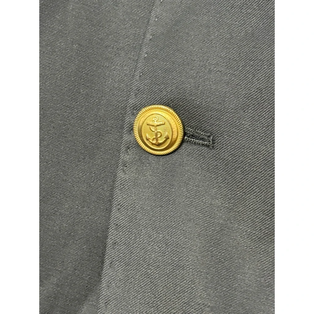 J.Crew Ludlow Blazer 38R Loro Piana Super 130s Wool Navy Blue Anchor Buttons